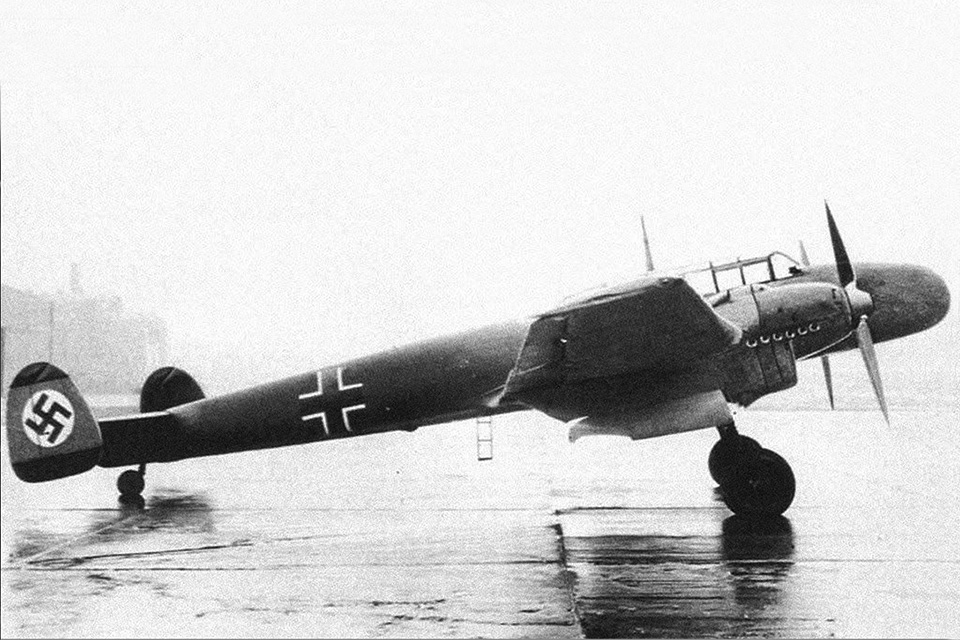 In 1936, the seek and powerful Messerschmitt Bf-110 was the ideal of a long range escort fighter, a mission it ultimately proved unsuited for. (National Archives)