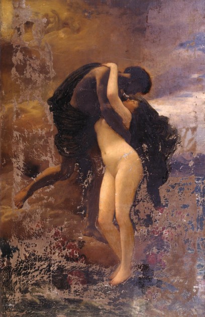 Lord Frederic Leighton, "Helios and Rhodes," 1830-1896. Oil on canvas, support 165.8 × 109.9 cm. Tate. Creative Commons License