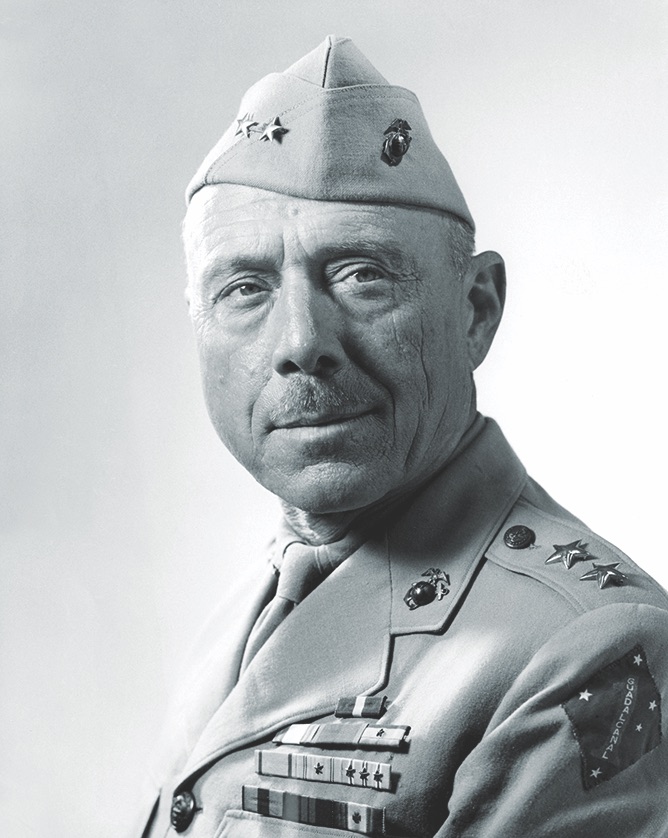 Major General William Rupertus left much to be desired as the 1st Marine Division’s commander. (U.S. Marine Corps) 