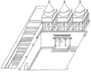 drawing of Tomb of the Kings
