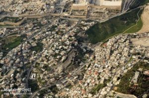 Aerial view of the City of David King Joash