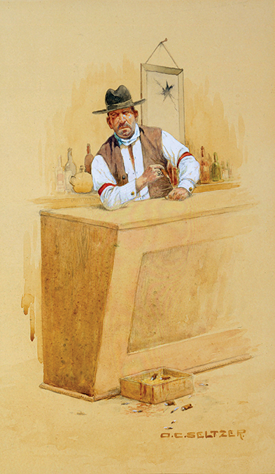 Barkeep by Olaf Carl Seltzer, 1877 - 1957 (Artist)