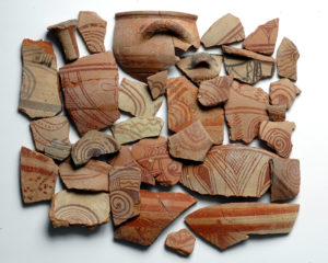 Who Were the Philistines, and Where Did They Come From? Pottery from Ashkelon bear Philistine decorations